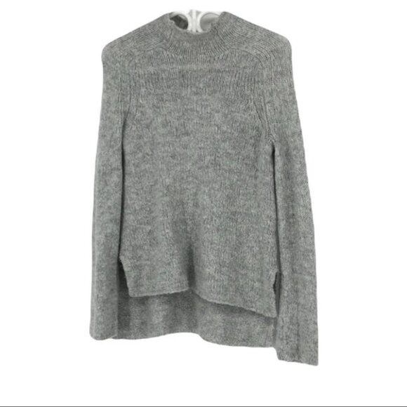Golden by TNA grey ribbed knit long sleeve knit sweater  XXS - Picture 1 of 15
